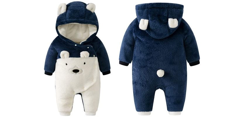 pijama para recién nacido de invierno